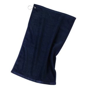 Bundle of 36 navy blue golf towels with grommet & clip NEW